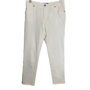 Eric Womens  Straight Jeans  Pants Ivory Size 10